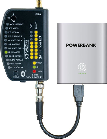 Schwaiger SF9003BTAKKU satellitsökare 950 - 2150 MHz 1 styck