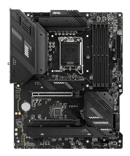 MSI MAG B760 TOMAHAWK WIFI moderkort LGA 1700 ATX