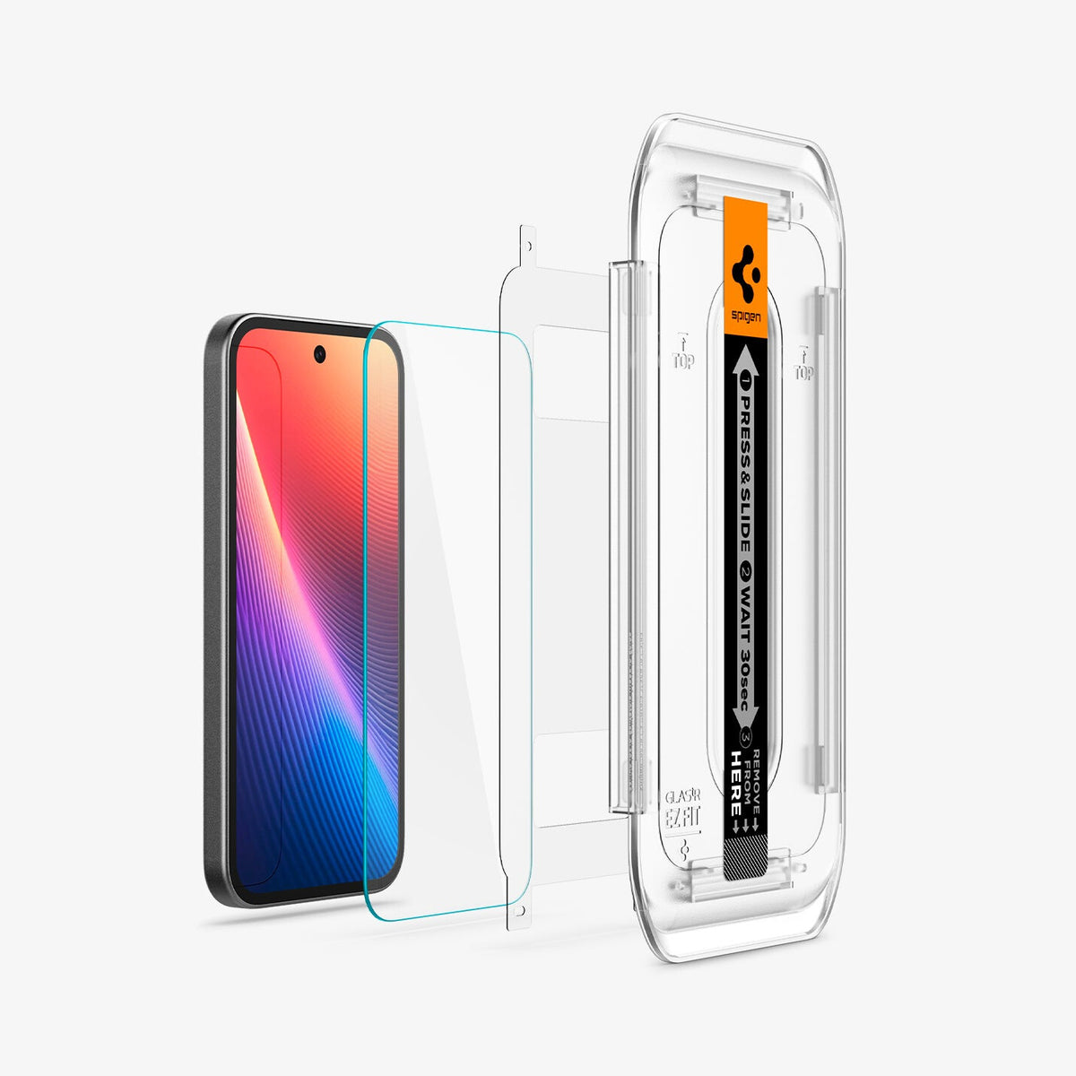Spigen GLAS.tR EZ Fit Genomskinligt skärmskydd Google 2 styck