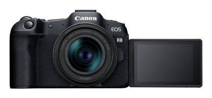 Canon EOS R8 + RF 24-50mm F4.5-6.3 IS STM Kit MILC 24,2 MP CMOS 6000 x 4000 pixlar Svart