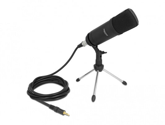 DeLOCK 66640 mikrofoner Svart Mikrofon till PC