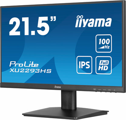 iiyama ProLite XU2293HS-B6 platta pc-skärmar 54,6 cm (21.5") 1920 x 1080 pixlar Full HD LED Svart