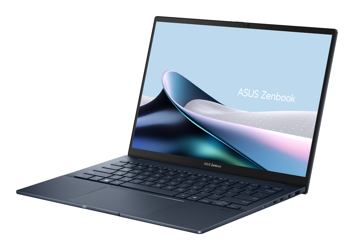ASUS Zenbook 14 OLED UX3405CA-QL205W Intel Core Ultra 9 285H Bärbar dator 35,6 cm (14") Pekskärm WUXGA 32 GB LPDDR5x-SDRAM 1 TB SSD Wi-Fi 7 (802.11be) Windows 11 Home tyska Blå