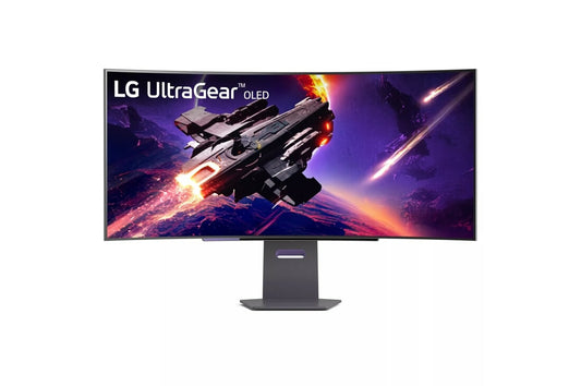 LG 45GS95QE-B platta pc-skärmar 114,3 cm (45") 3440 x 1440 pixlar Wide Quad HD OLED Svart