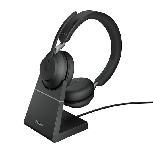Jabra Evolve2 65 Headset Trådlös Huvudband Kontor/callcenter USB Type-C Bluetooth Svart