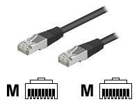 Goobay RJ45 CAT 5e F/UTP 3m Black