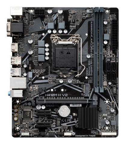 GIGABYTE H410M H V2 moderkort Intel H410 LGA 1200 (Socket H5) micro ATX