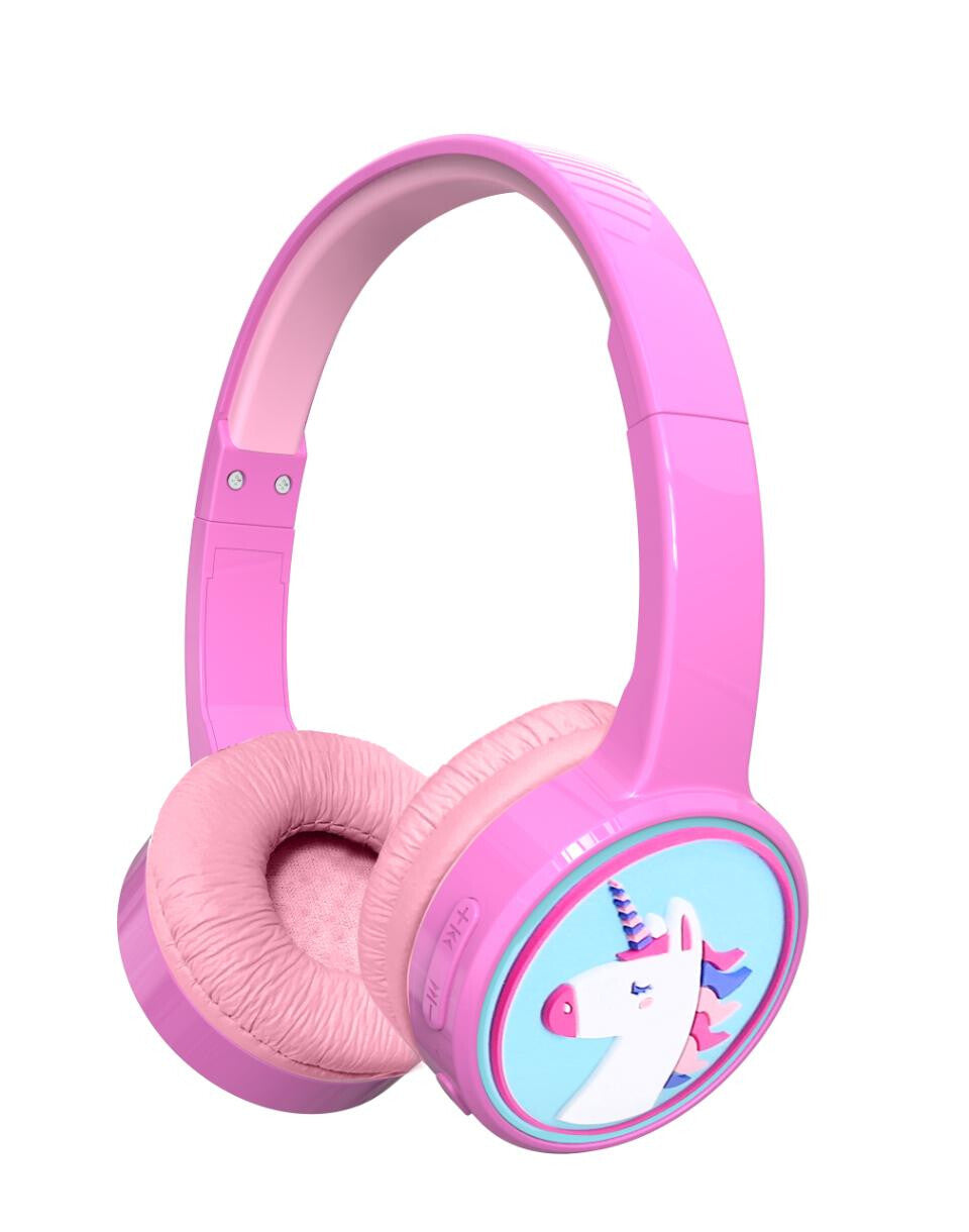 Denver BTH-106P hörlur och headset Kabel & Trådlös Huvudband Musik Bluetooth Rosa