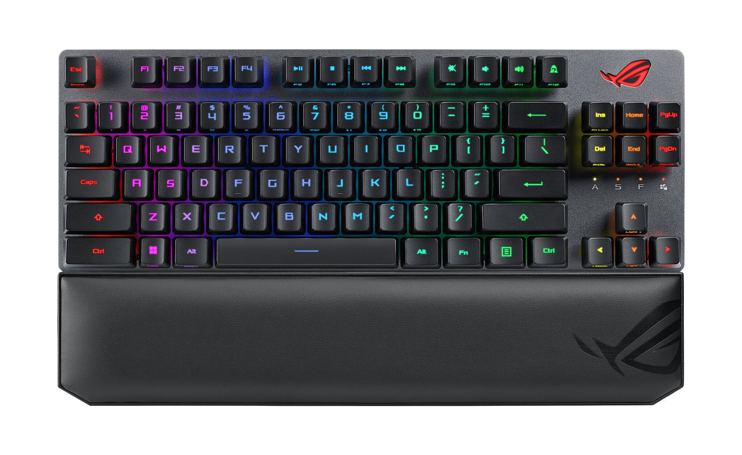ASUS ROG Strix Scope RX TKL Wireless Deluxe tangentbord Spela USB + RF Wireless + Bluetooth AZERTY Fransk Svart