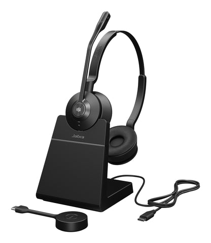 Jabra Engage 55 SE Headset Trådlös Huvudband Kontor/callcenter Svart