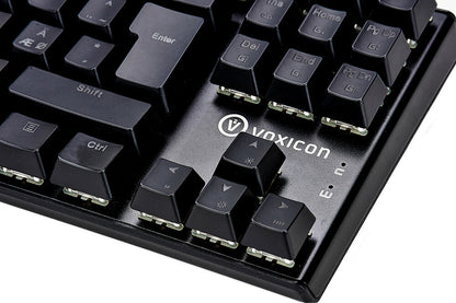 Voxicon Gr8-10 tangentbord Spela USB QWERTY Nordic Svart