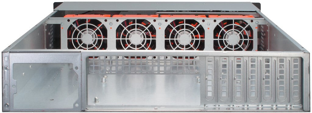 Inter-Tech IPC 2U-2406 Ställning Svart, Silver