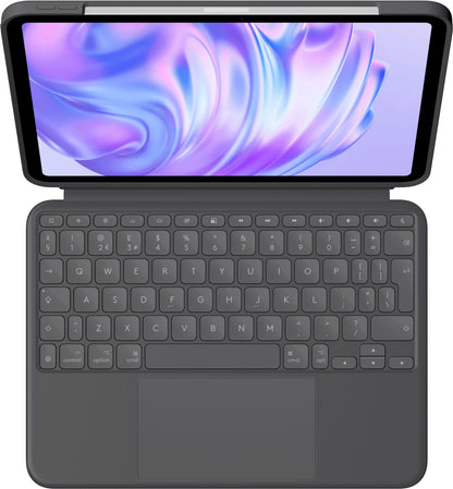 Logitech Combo Touch QWERTY Engelska (Storbritannien) Smart Connector grafit