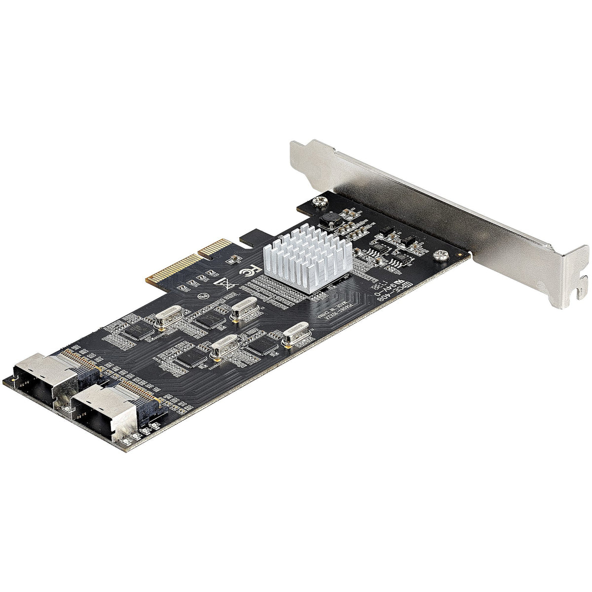 StarTech.com 8-ports SATA PCIe-kort - PCI Express 6 Gbps SATA Expansion-kortadapter med 4 värdkontroller - SATA PCIe-kontrollerkort - PCI-e x4 Gen 2 till SATA III - SATA HDD/SSD