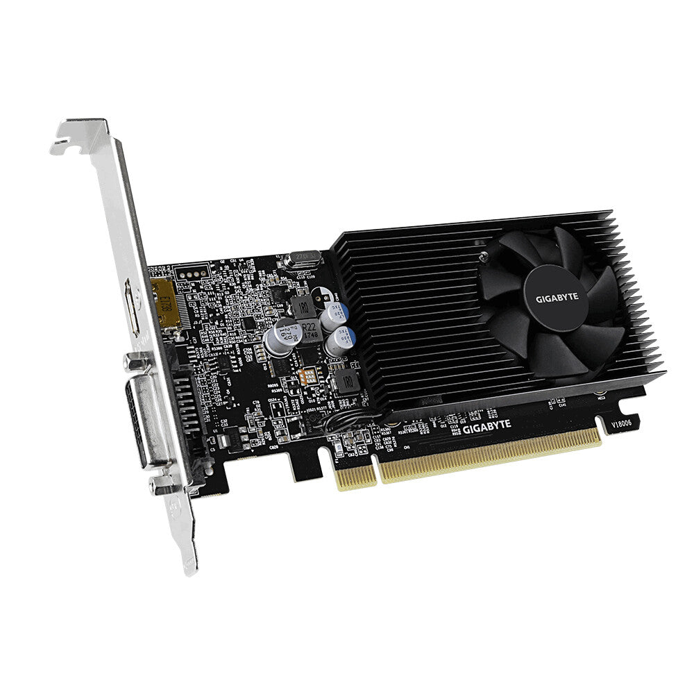 GIGABYTE GV-N1030D4-2GL grafikkort NVIDIA GeForce GT 1030 2 GB GDDR4