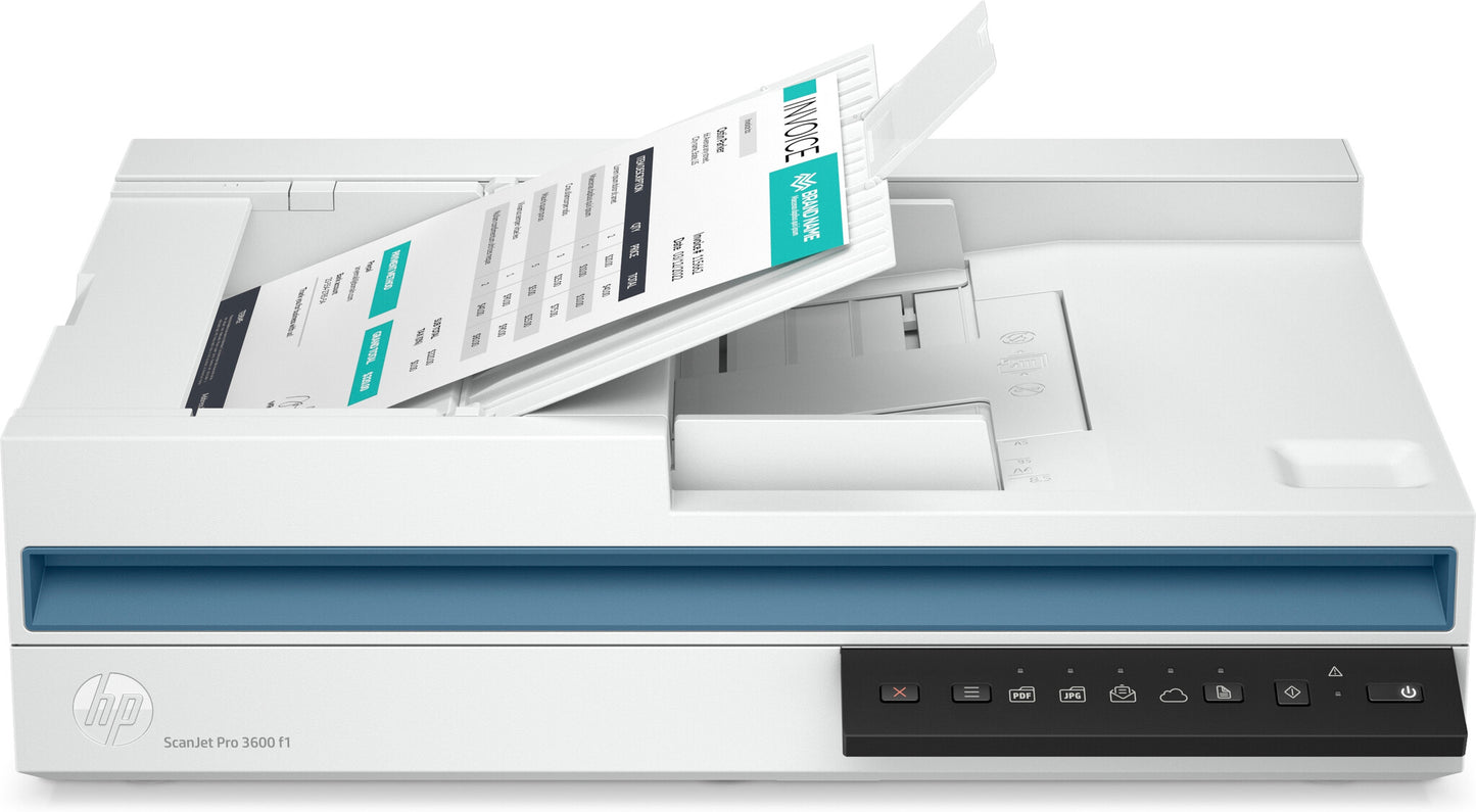 HP Scanjet Pro 3600 f1 Flatbädds- och ADF-scanner 1200 x 1200 DPI A4 Vit