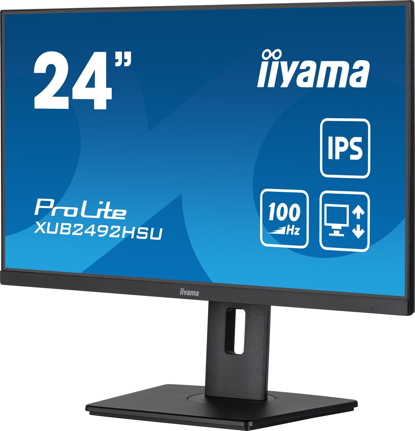iiyama XUB2492HSU-B6 platta pc-skärmar 60,5 cm (23.8") 1920 x 1080 pixlar Full HD LED Svart