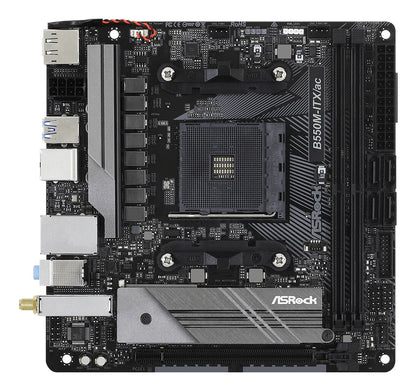 Asrock B550M-ITX/ac AMD B550 Uttag AM4 Mini-ITX