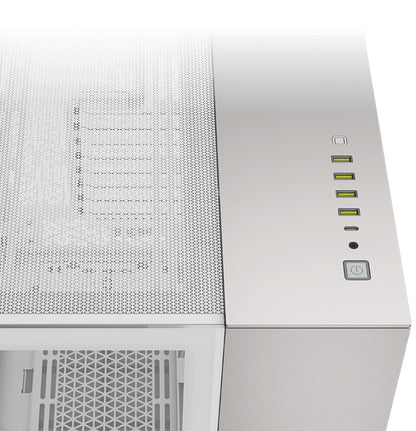 Corsair CC-9011285-WW datorväskor Midi Tower Grå, Vit