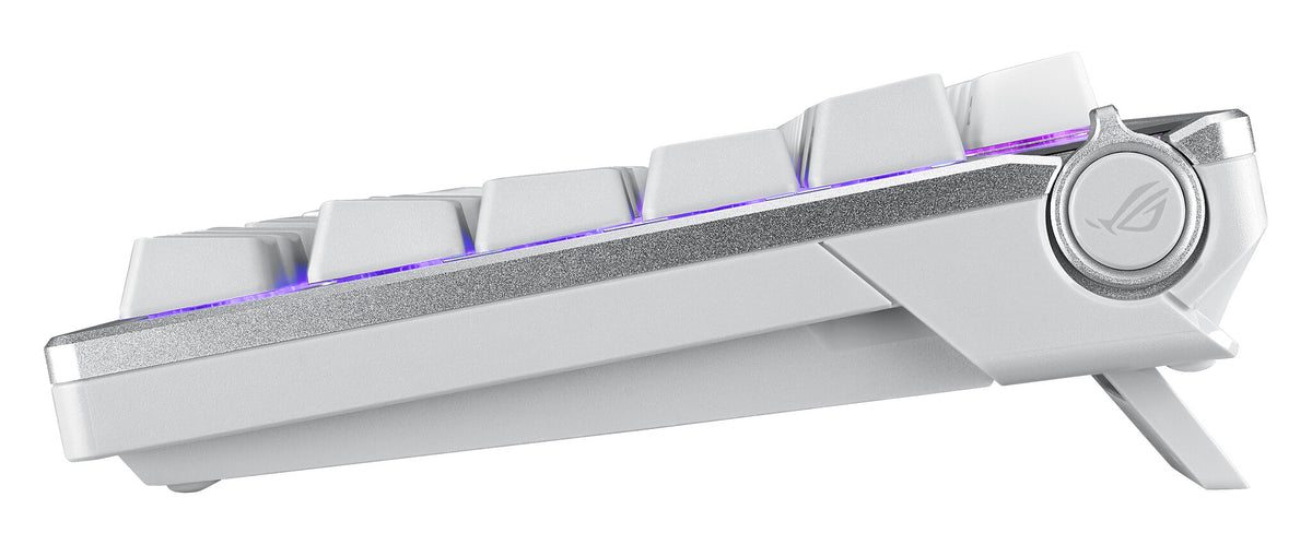 ASUS ROG Azoth White tangentbord Spela USB + RF Wireless + Bluetooth QWERTZ tyska Vit