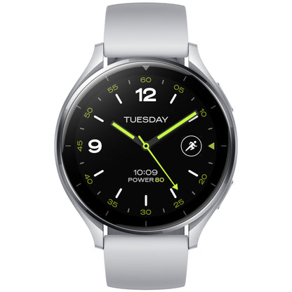 Xiaomi Watch 2 3,63 cm (1.43") AMOLED 46 mm Digital 466 x 466 pixlar Pekskärm Silver Wi-Fi GPS