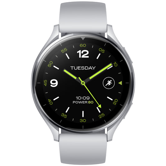 Xiaomi Watch 2 3,63 cm (1.43") AMOLED 46 mm Digital 466 x 466 pixlar Pekskärm Silver Wi-Fi GPS