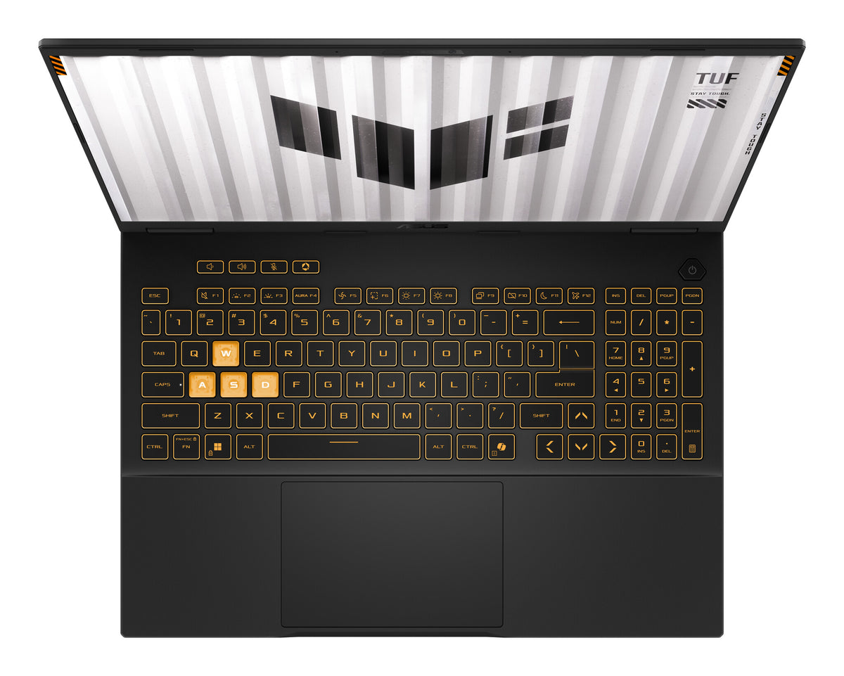 ASUS TUF Gaming F16 FX608JH-RV002W Intel® Core™ i5 i5-13450HX Bärbar dator 40,6 cm (16") WUXGA 16 GB DDR5-SDRAM 512 GB SSD NVIDIA GeForce RTX 5050 Wi-Fi 6E (802.11ax) Windows 11 Home Grå