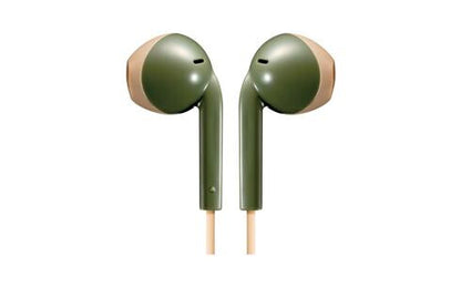 JVC HA-F19M-GC Headset Kabel I öra Samtal/musik Gräddfärgad, Grön