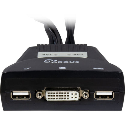 Inter-Tech KVM-LS-21DA DVI KVM-switchar Svart