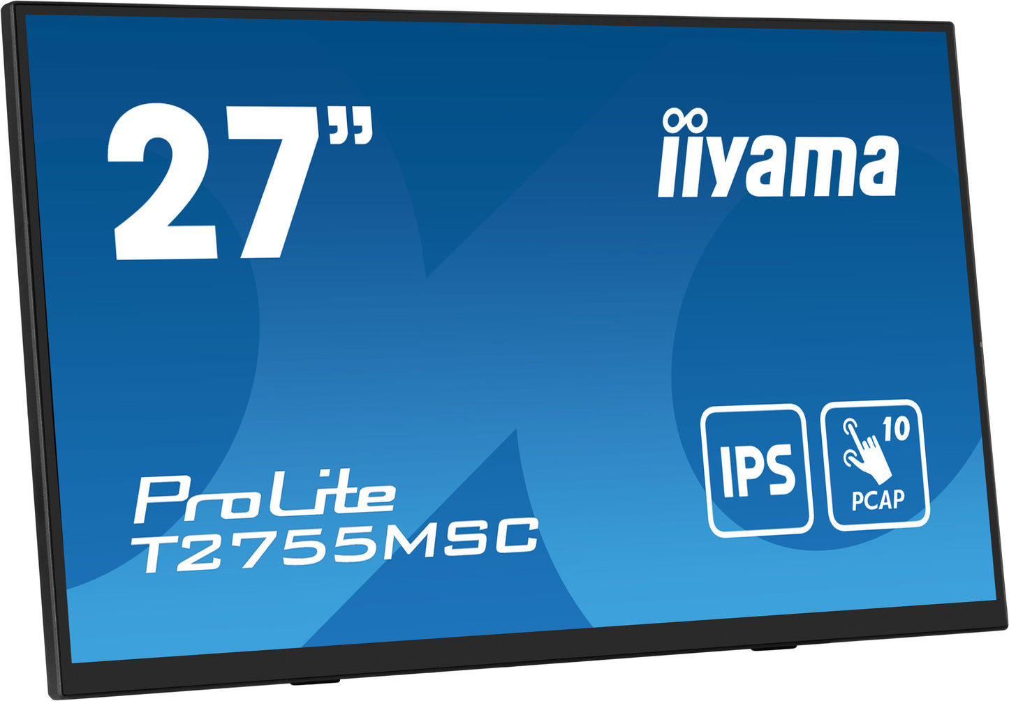 iiyama ProLite T2755MSC-B1 platta pc-skärmar 68,6 cm (27") 1920 x 1080 pixlar Full HD LED Pekskärm Bordsskiva Svart
