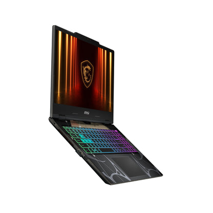 MSI Cyborg 15 B2RWEKG-067 Intel Core 7 240H Bärbar dator 39,6 cm (15.6") Full HD 16 GB DDR5-SDRAM 512 GB SSD NVIDIA GeForce RTX 5050 Wi-Fi 6E (802.11ax) Windows 11 Home Svart