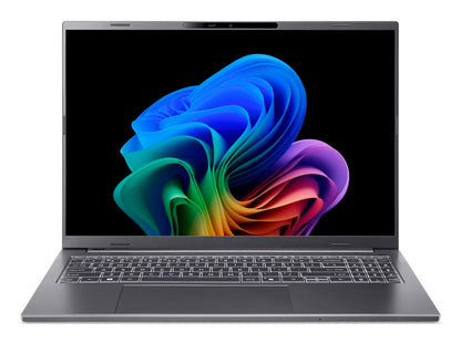 Acer Aspire 16 AI A16-52M-75LW Intel Core Ultra 7 258V Bärbar dator 40,6 cm (16") WUXGA+ 32 GB LPDDR5x-SDRAM 1 TB SSD Wi-Fi 7 (802.11be) Windows 11 Home tyska Grå