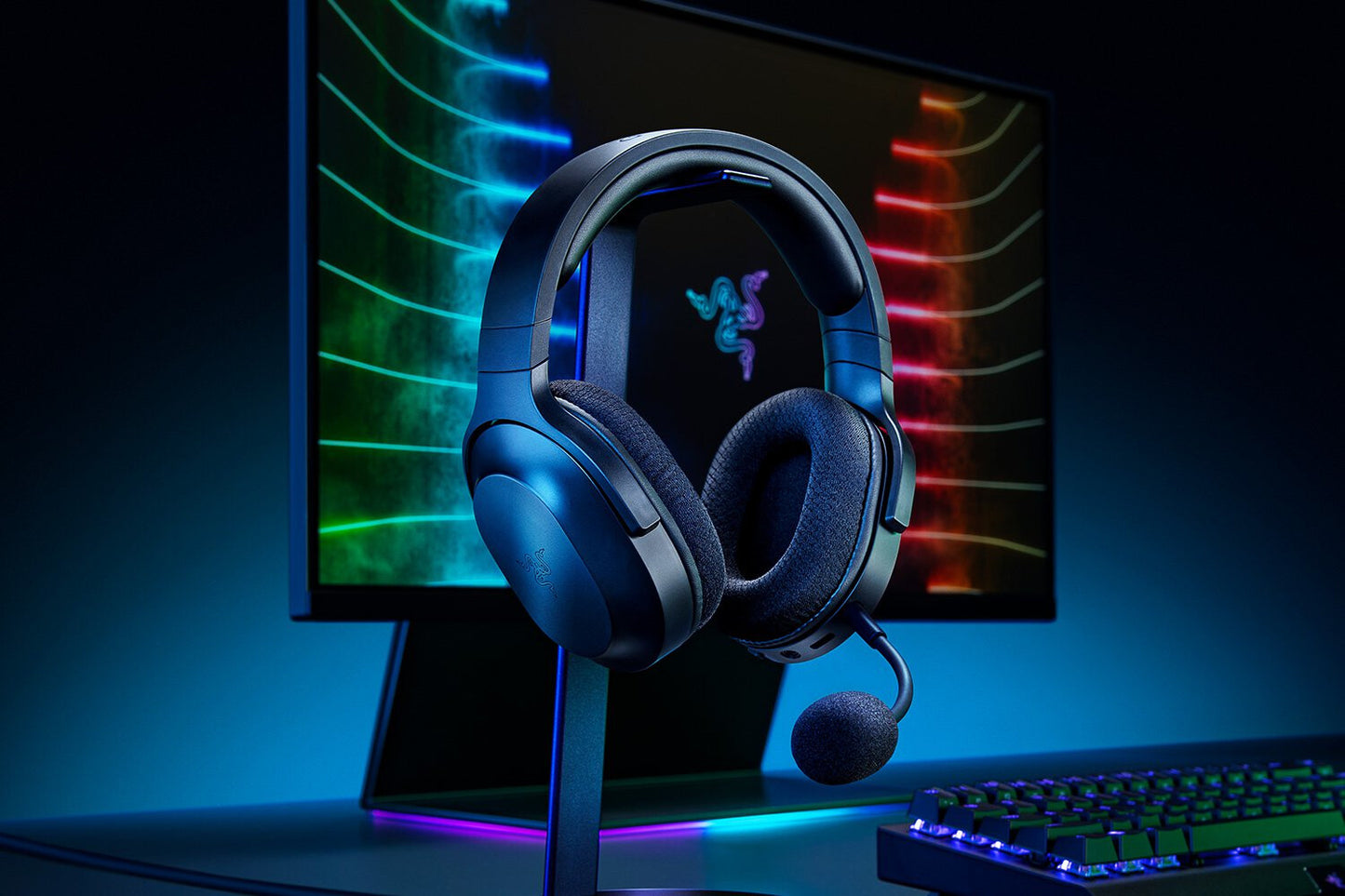 Razer Barracuda X Headset Kabel & Trådlös Huvudband Spela USB Type-C Bluetooth Svart