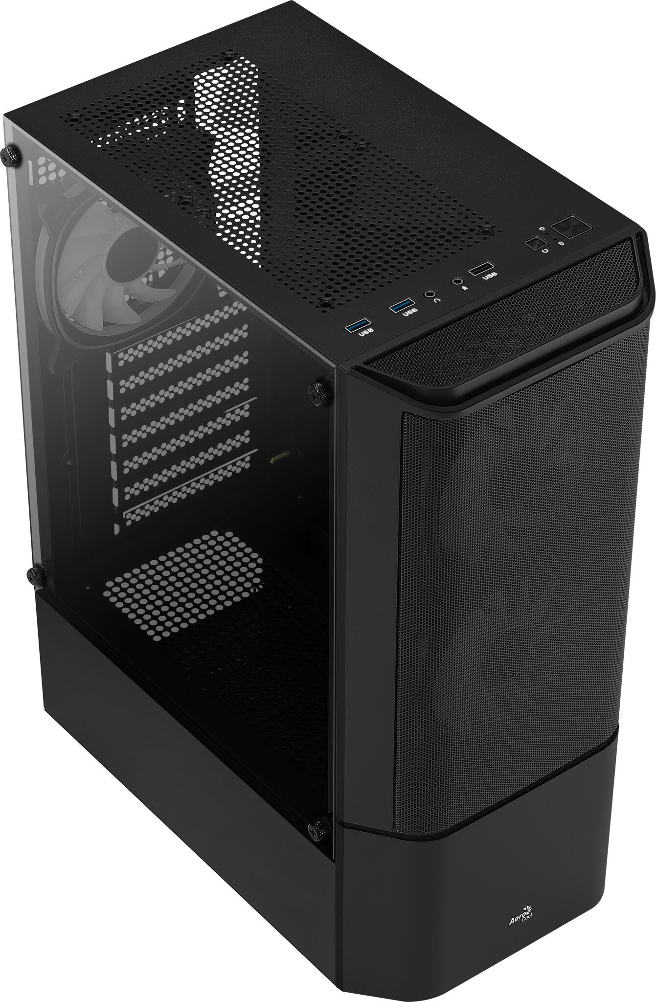 Aerocool Quantum Mesh Midi Tower Svart
