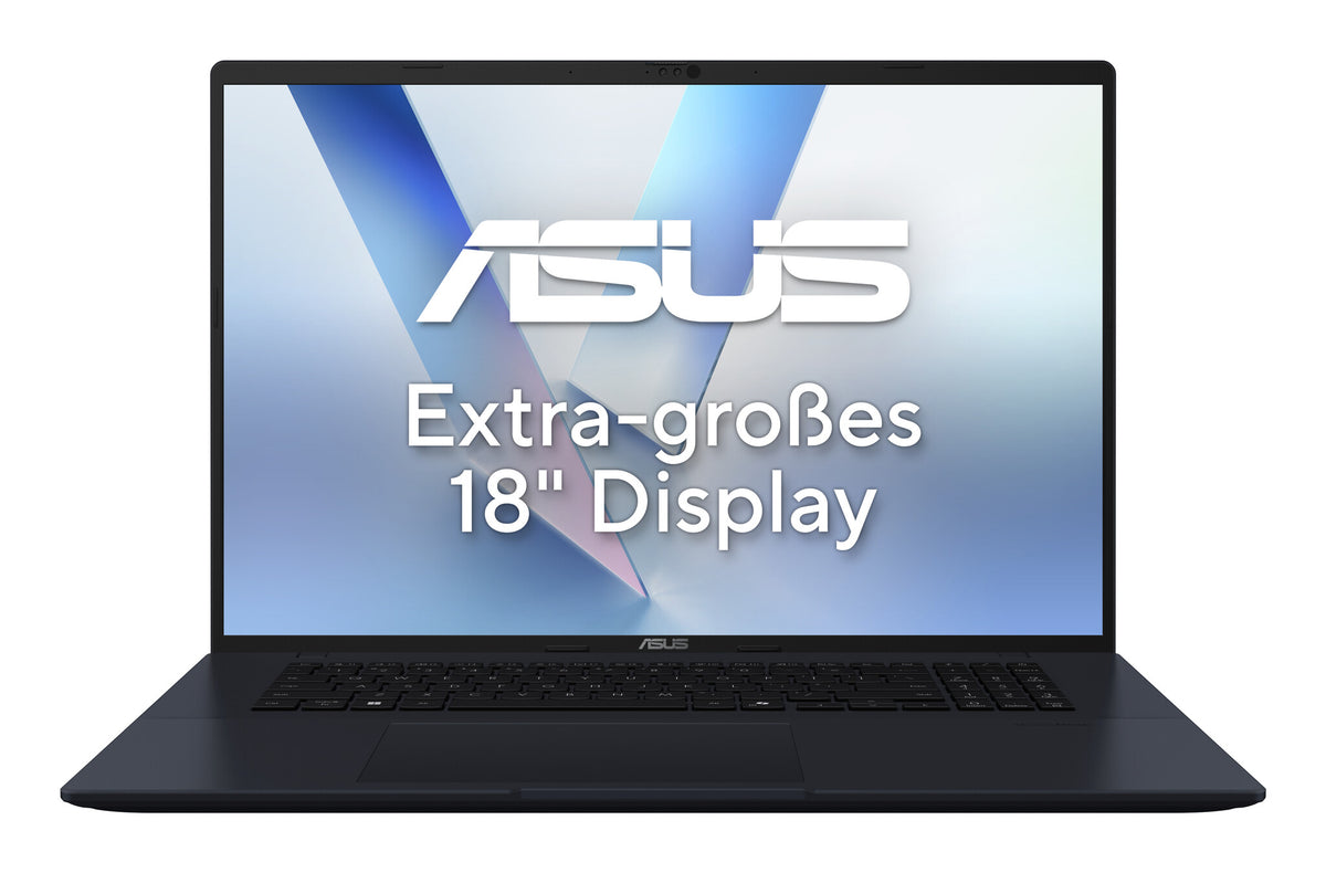 ASUS Vivobook 18 M1807GA-S8068W Copilot+ PC AMD Ryzen AI 7 445 Bärbar dator 45,7 cm (18") WUXGA 16 GB DDR5-SDRAM 1 TB SSD Wi-Fi 6 (802.11ax) Windows 11 Home tyska Blå