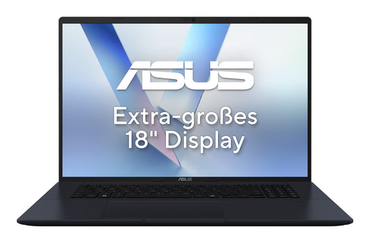 ASUS Vivobook 18 M1807GA-S8068W Copilot+ PC AMD Ryzen AI 7 445 Bärbar dator 45,7 cm (18") WUXGA 16 GB DDR5-SDRAM 1 TB SSD Wi-Fi 6 (802.11ax) Windows 11 Home tyska Blå