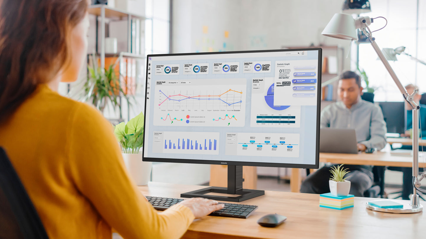 Philips 1000 series 27E1N1600AE/23 LED display 68,6 cm (27") 2560 x 1440 pixlar Quad HD LCD Svart