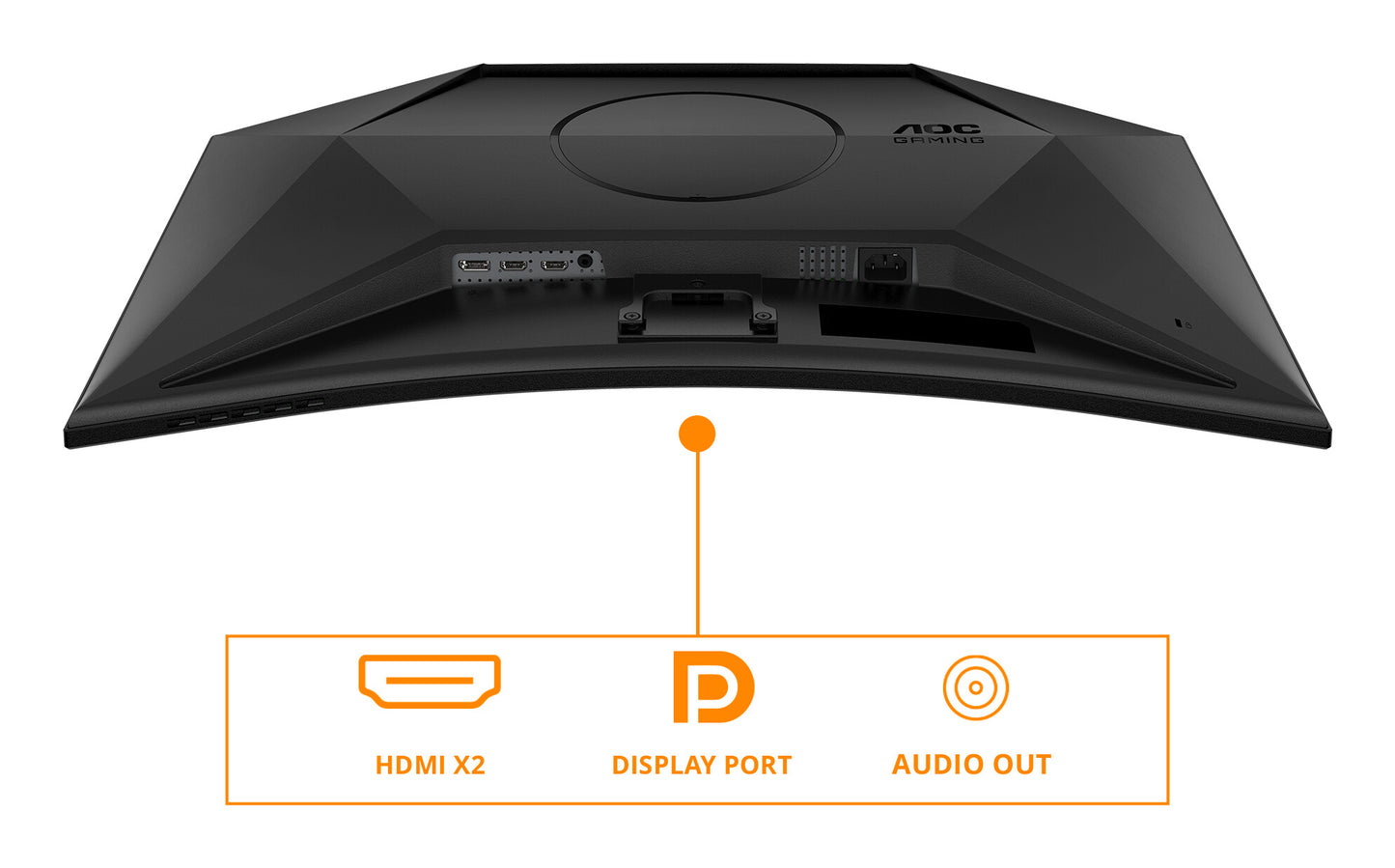 AOC G4 CQ32G4VE platta pc-skärmar 80 cm (31.5") 2560 x 1440 pixlar Quad HD LCD Svart, Grå