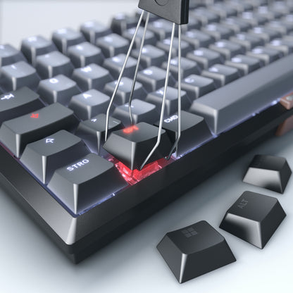 CHERRY KW 300 MX tangentbord Hem USB + Bluetooth QWERTZ tyska Svart, Koppar, Grå