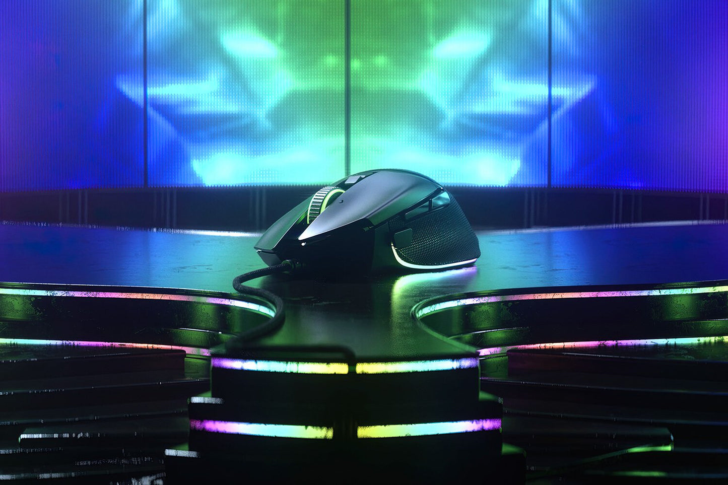 Razer Basilisk V3 datormöss Spela högerhand USB Type-A Optisk 26000 DPI
