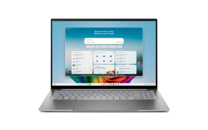 Acer Swift 16 AI SF16-71T-7053 Intel Core Ultra X7 358H Bärbar dator 40,6 cm (16") Pekskärm WQXGA+ 16 GB LPDDR5x-SDRAM 512 GB SSD Wi-Fi 7 (802.11be) Windows 11 Home Grå
