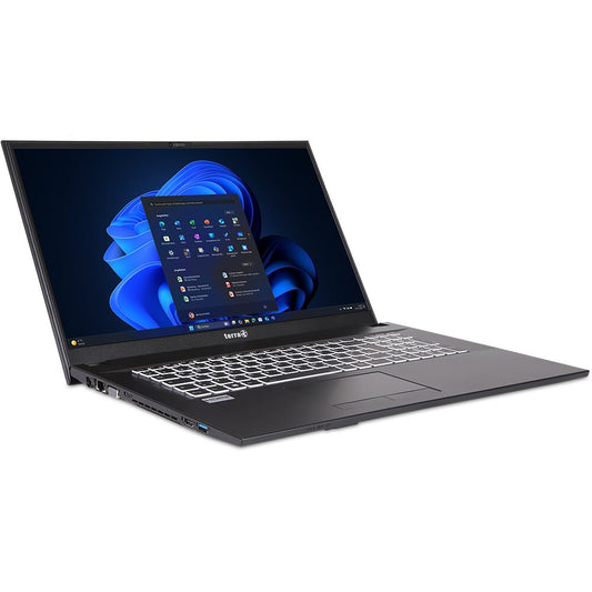 TERRA MOBILE 1716R Intel® Core™ i3 i3-1315U Bärbar dator 43,9 cm (17.3") Full HD 16 GB DDR4-SDRAM 500 GB SSD Wi-Fi 6 (802.11ax) Windows 11 Pro tyska Grå