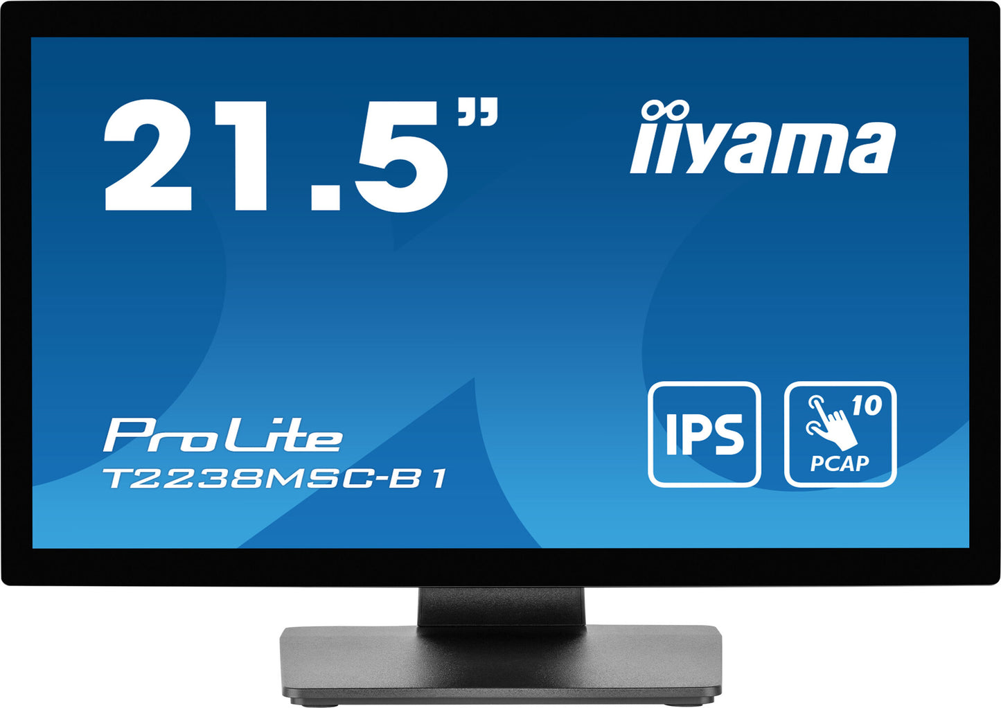 iiyama ProLite T2238MSC-B1 platta pc-skärmar 54,6 cm (21.5") 1920 x 1080 pixlar Full HD LED Pekskärm Svart