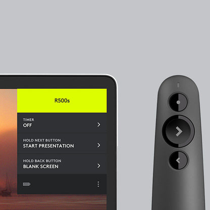 Logitech R500 trådlösa presentatörer Bluetooth/RF grafit