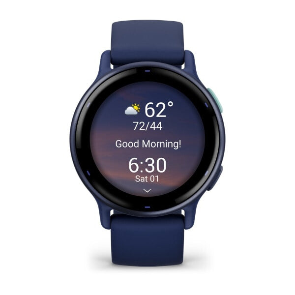 Garmin Vivoactive 5 3,05 cm (1.2") AMOLED 42 mm Digital 390 x 390 pixlar Pekskärm Blå Wi-Fi GPS