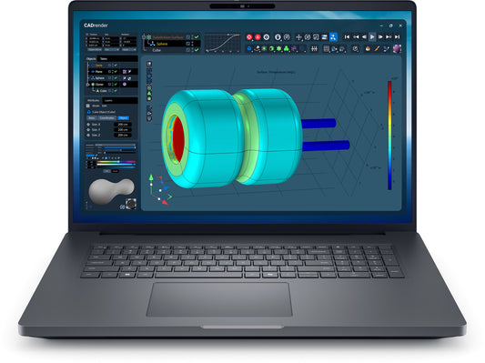 DELL Pro Max 18 Plus MB18250 Intel Core Ultra 7 265HX Mobil arbetsstation 45,7 cm (18") Quad HD+ 32 GB DDR5-SDRAM 1 TB SSD NVIDIA RTX PRO 3000 Blackwell Wi-Fi 7 (802.11be) Windows 11 Pro tyska Svart