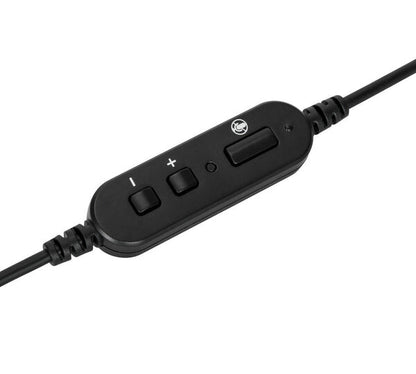 Targus AEH102GL hörlur och headset Kabel Huvudband Samtal/musik USB Type-A Svart
