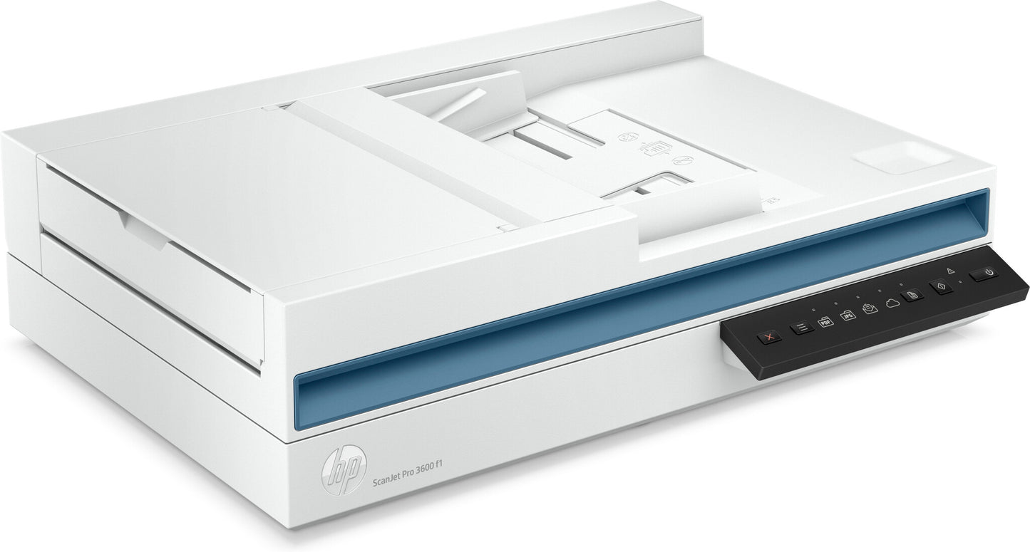HP Scanjet Pro 3600 f1 Flatbädds- och ADF-scanner 1200 x 1200 DPI A4 Vit