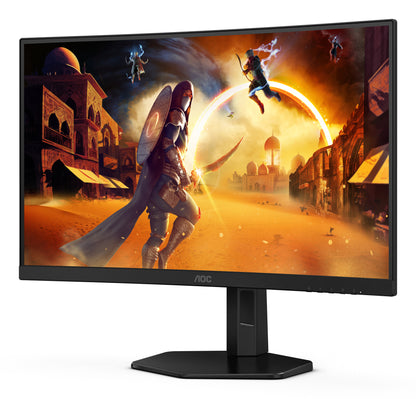 AOC G4 CQ27G4X platta pc-skärmar 68,6 cm (27") 2560 x 1440 pixlar Quad HD LCD Svart