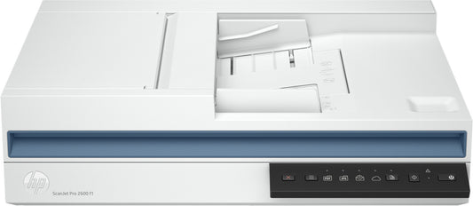 HP Scanjet Pro 2600 f1 Flatbädds- och ADF-scanner 600 x 600 DPI A4 Vit